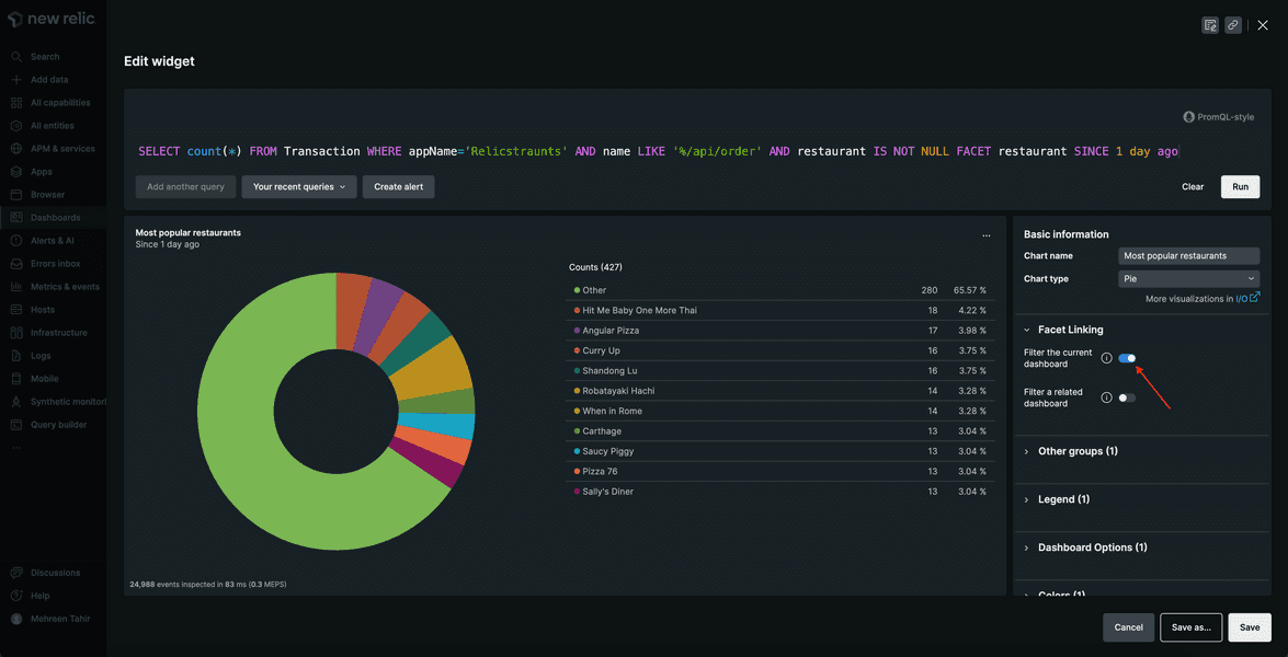 Enable filter